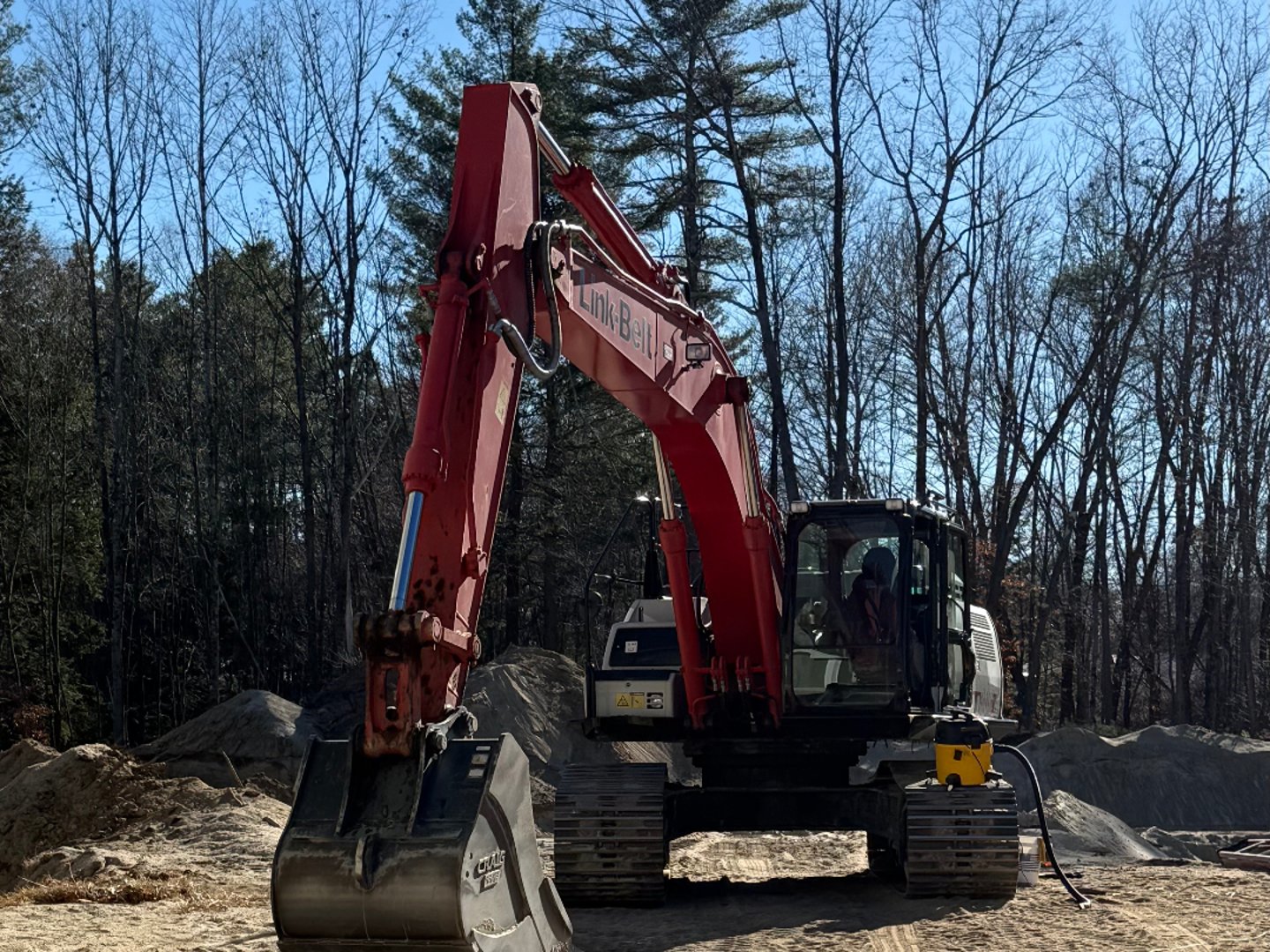 Grime Guys NH heavy equipment excavator detailing fleet cleaning in New Hampshire
